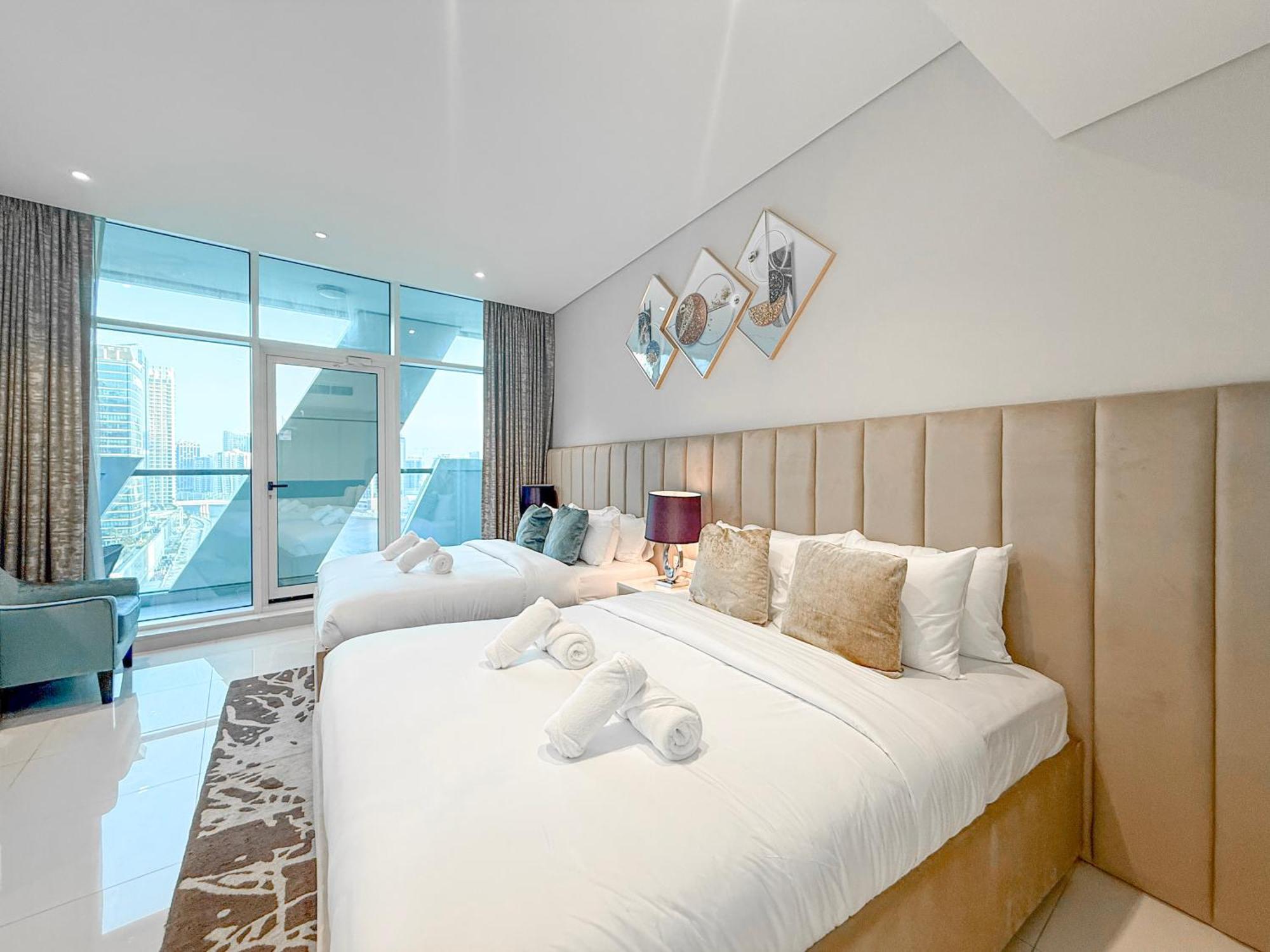 Apartment Bay's Edge, Luxury Canal View 2br In Business Bay